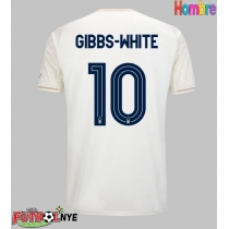 Camiseta Nottingham Forest Morgan Gibbs-White #10 Visitante Equipación 2025-26 manga corta